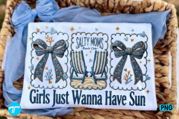 Faux Yarn Coquette Salty Moms Beach Club: A Design Asset Deep Dive