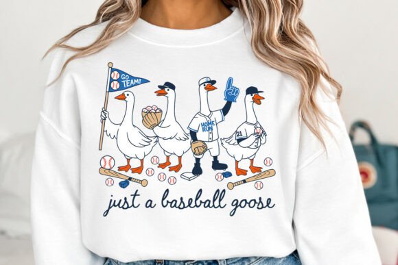 Just a Baseball Goose PNG: A Playful Asset for Creative Design