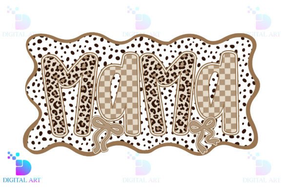 Mama Leopard Checkered: A Modern Design for Stylish Creations