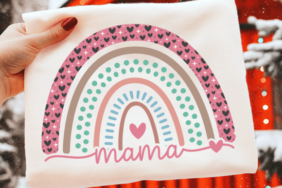 Mama Rainbow Svg: Perfect Mother's Day Design Asset