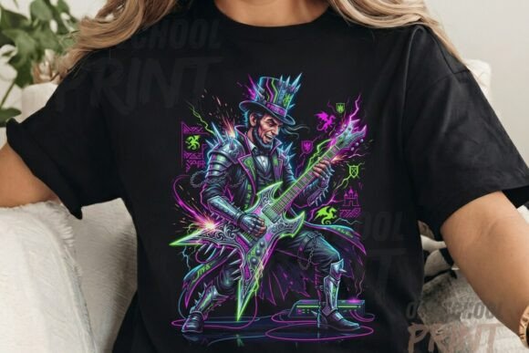 Unleash Electrifying Humor: The Funny President Lincoln Rock Star PNG